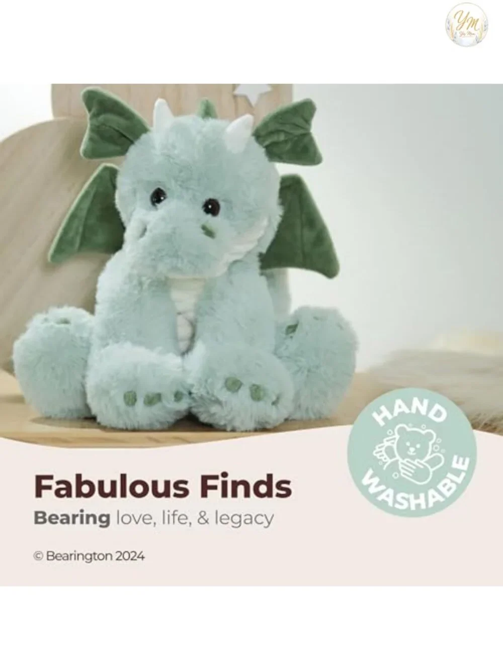 Ultra-Soft Plush Dragon Stuffed Animal 10.5 Inch Cuddly Toy